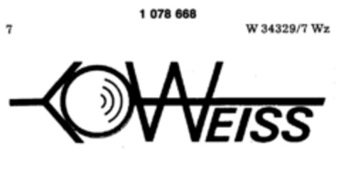 Weiss Logo (DPMA, 07/18/1984)