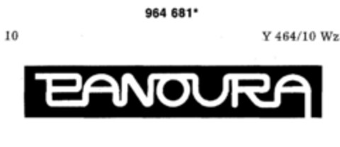 PANOURA Logo (DPMA, 03.08.1977)