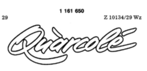 Quàrcolé Logo (DPMA, 06.06.1989)