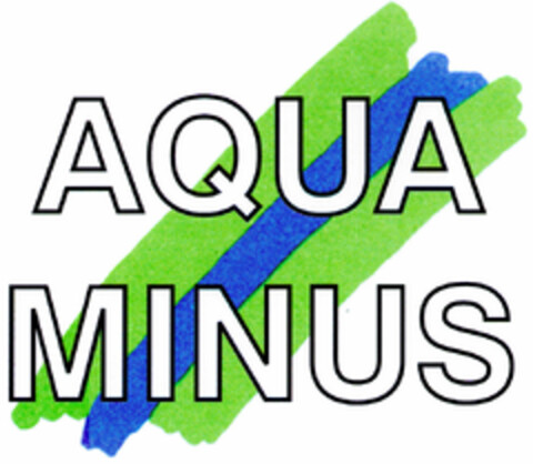 AQUA MINUS Logo (DPMA, 01/27/2000)