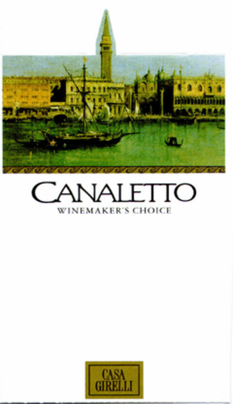 CANALETTO WINEMAKER'S CHOICE Logo (DPMA, 02.05.2000)