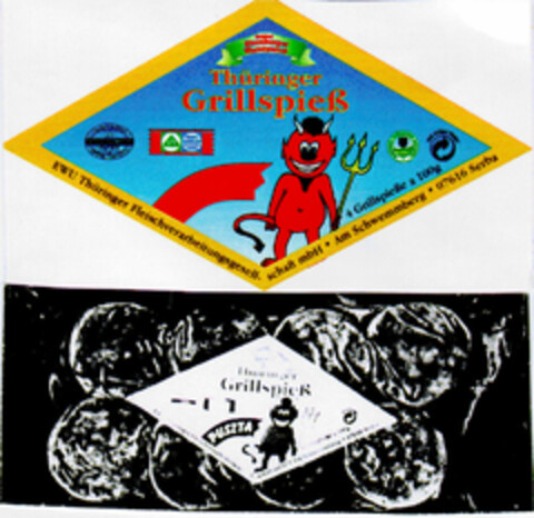 Thüringer Grillspieß Logo (DPMA, 18.11.2000)