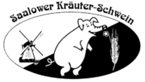 Saalower Kräuter-Schwein Logo (DPMA, 23.11.2000)