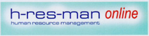 h-res-man online human resource management Logo (DPMA, 06.07.2001)