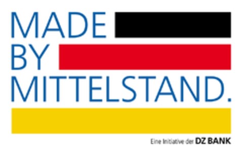 MADE BY MITTELSTAND. Eine Initiative der DZ BANK Logo (DPMA, 01/18/2013)