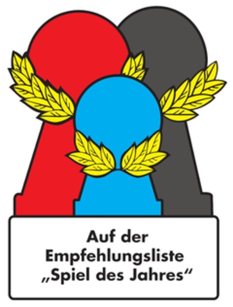 Auf der Empfehlungsliste "Spiel des Jahres" Logo (DPMA, 03/21/2013)