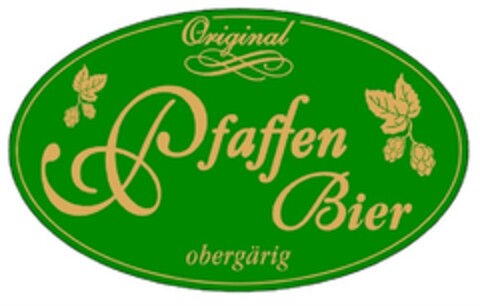 Original Pfaffen Bier obergärig Logo (DPMA, 26.10.2015)