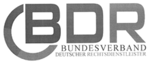 BDR BUNDESVERBAND DEUTSCHER RECHTSDIENSTLEISTER Logo (DPMA, 27.05.2016)