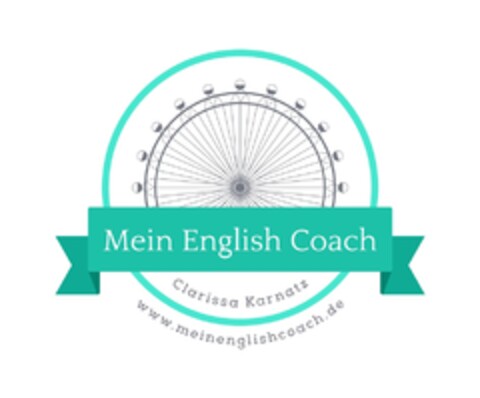 Mein English Coach Clarissa Karnatz www.meinenglishcoach.de Logo (DPMA, 12/20/2017)