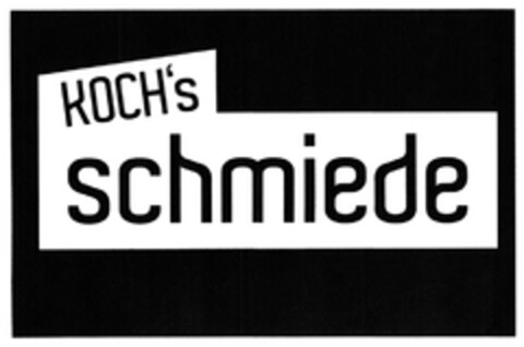 KOCH's schmiede Logo (DPMA, 16.02.2018)