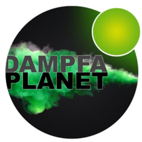 DAMPFA PLANET Logo (DPMA, 13.07.2018)