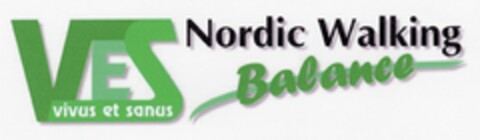 VES vivus et sanus Nordic Walking Balance Logo (DPMA, 03.06.2004)