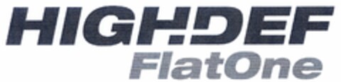 HIGHDEF FlatOne Logo (DPMA, 10/18/2005)