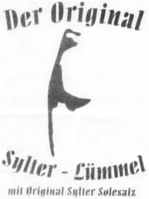 Der Original Sylter-Lümmel mit Original Sylter Solesalz Logo (DPMA, 06/01/2006)
