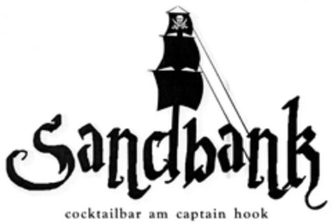 Sandbank cocktailbar am captain hook Logo (DPMA, 09.05.2007)