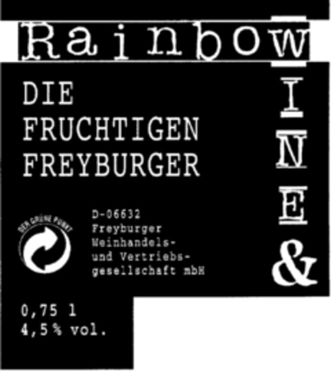 DIE FRUCHTIGEN FREYBURGER Logo (DPMA, 02.10.1997)