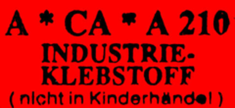 INDUSTRIEKLEBSTOFF Logo (DPMA, 14.02.1998)