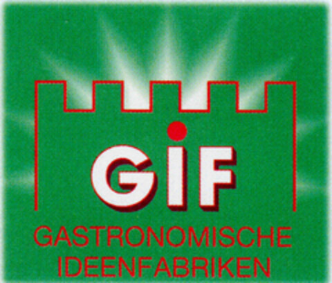 GIF GASTRONOMISCHE IDEENFABRIKEN Logo (DPMA, 31.10.1998)