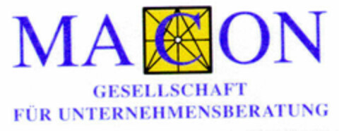 MACON GESELLSCHAFT FÜR UNTERNEHMENSBERATUNG Logo (DPMA, 15.12.1998)