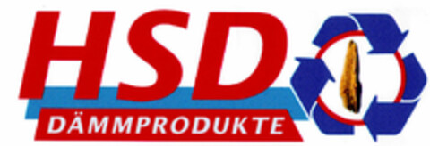 HSD DÄMMPRODUKTE Logo (DPMA, 17.12.1998)