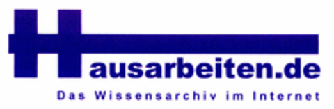 Hausarbeiten.de Das Wissensarchiv im Internet Logo (DPMA, 01/28/1999)