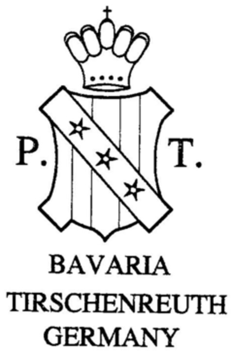 P.T. BAVARIA TIRSCHENREUTH GERMANY Logo (DPMA, 02/05/1999)