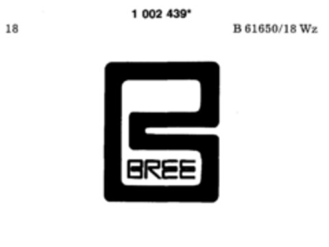 BREE Logo (DPMA, 09.12.1978)