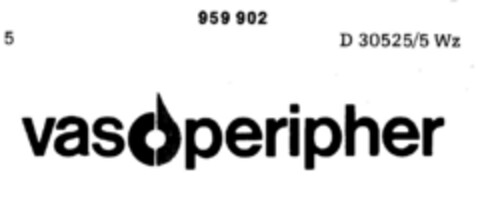 vasoperipher Logo (DPMA, 29.07.1976)