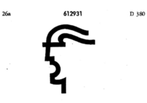 612931 Logo (DPMA, 13.01.1950)