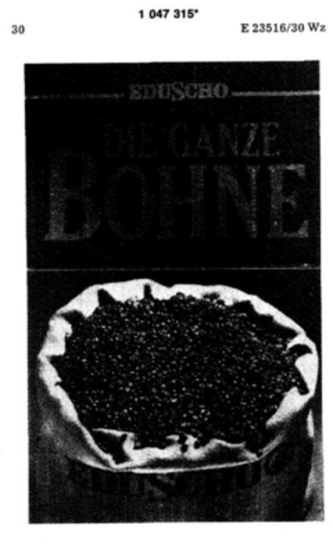 EDUSCHO DIE GANZE BOHNE Logo (DPMA, 03/26/1983)