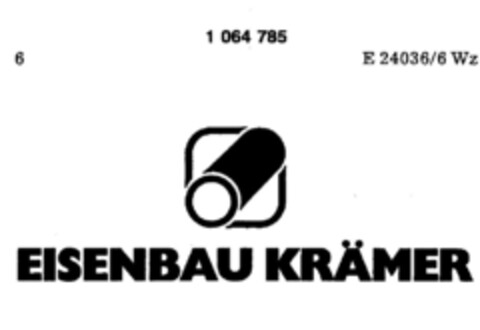 EISENBAU KRÄMER Logo (DPMA, 05.12.1983)