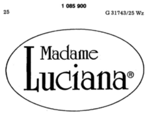 Madame Luciana Logo (DPMA, 19.10.1984)
