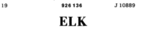 ELK Logo (DPMA, 11.05.1973)