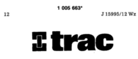 trac Logo (DPMA, 29.04.1980)