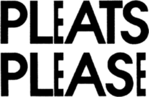 PLEATS PLEASE Logo (DPMA, 07.09.1994)