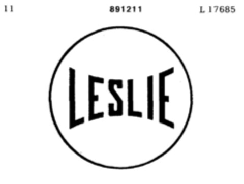 LESLIE Logo (DPMA, 01.04.1971)