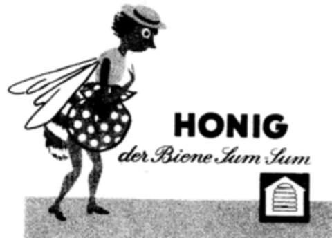 HONIG der Biene Sum-Sum Logo (DPMA, 27.06.1957)