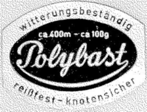 Polybast witterungsbeständig reißfest-knotensicher Logo (DPMA, 14.06.1967)