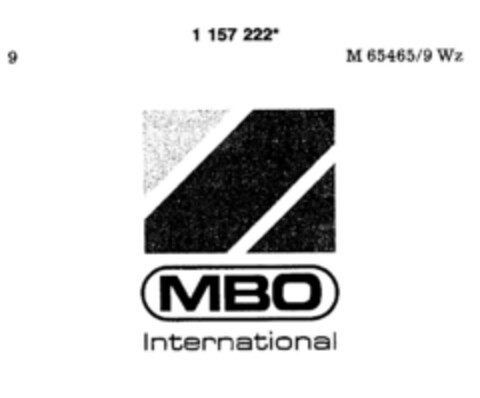 MBO International Logo (DPMA, 24.07.1989)