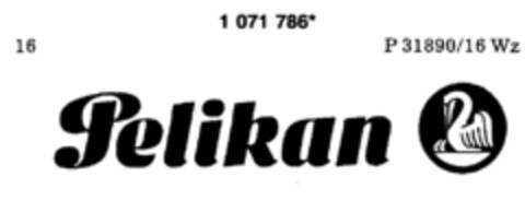 Pelikan Logo (DPMA, 20.09.1984)