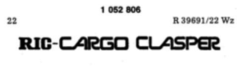 RIC-CARGO CLASPER Logo (DPMA, 02/10/1982)