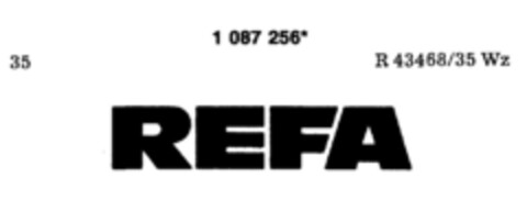 REFA Logo (DPMA, 29.08.1985)