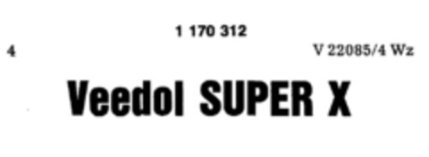 Veedol SUPER X Logo (DPMA, 04/25/1990)