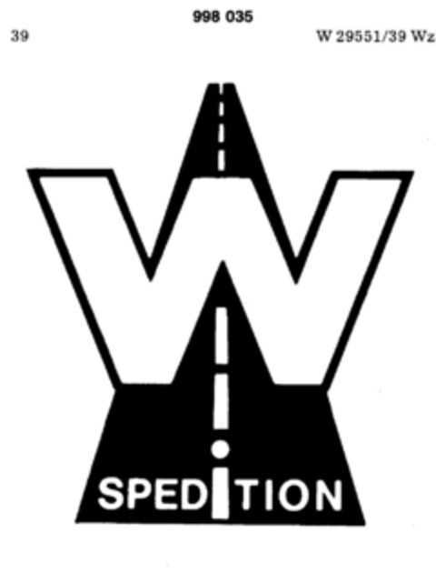 W SPEDITION Logo (DPMA, 02.04.1979)