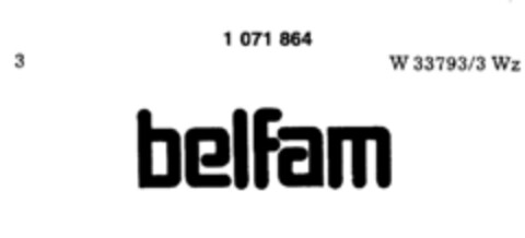 belfam Logo (DPMA, 01/07/1984)