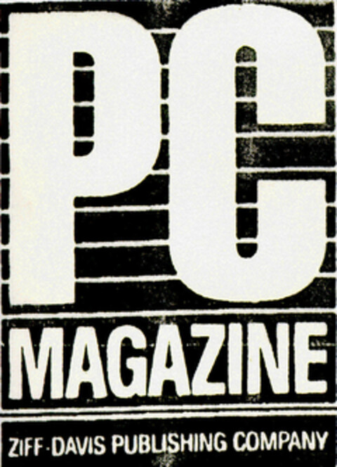 PC MAGAZINE  ZIFF-DAVIS PUBLISHING COMPANY Logo (DPMA, 11.01.1990)