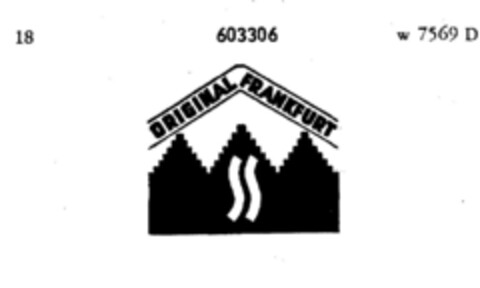 ORIGINAL FRANKFURT Logo (DPMA, 10/15/1948)