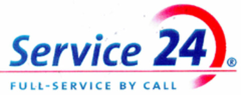 Service 24 FULL-SERVICE BY CALL Logo (DPMA, 07.11.2000)