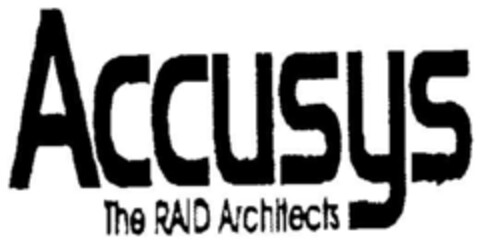 Accusys The RAID Architects Logo (DPMA, 10/09/2001)