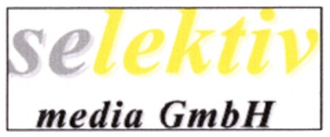 selektiv media GmbH Logo (DPMA, 04/21/2008)